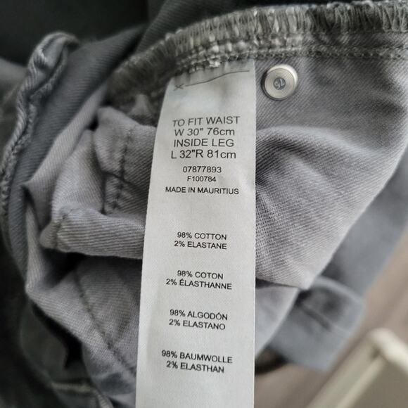 ASOS design slim jeans in vintage grey Size 30x32 - Picture 2 of 10